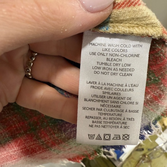 Urban Outfitters 
BDG Red, yellow and Blue Patchwork Plaid Shirt XS - Picture 14 of 14